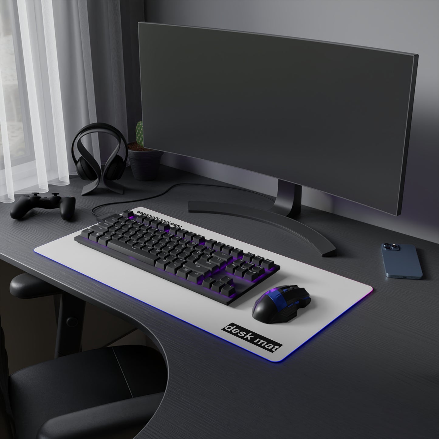 LED desk mat