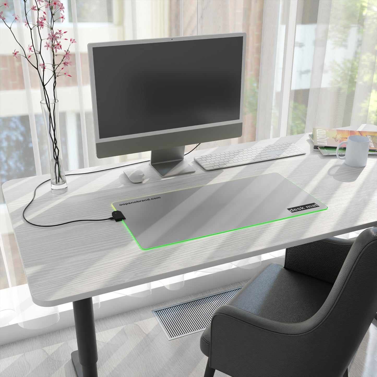 LED desk mat