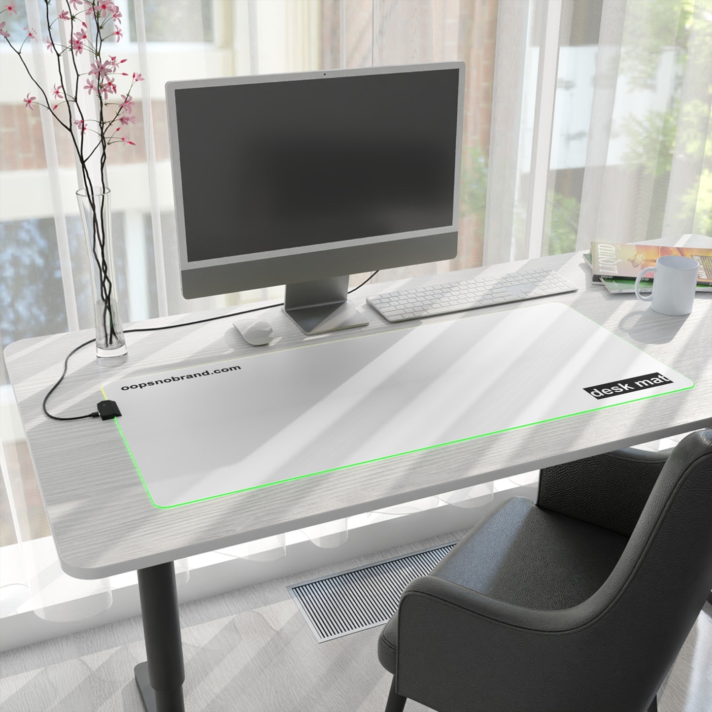 LED desk mat
