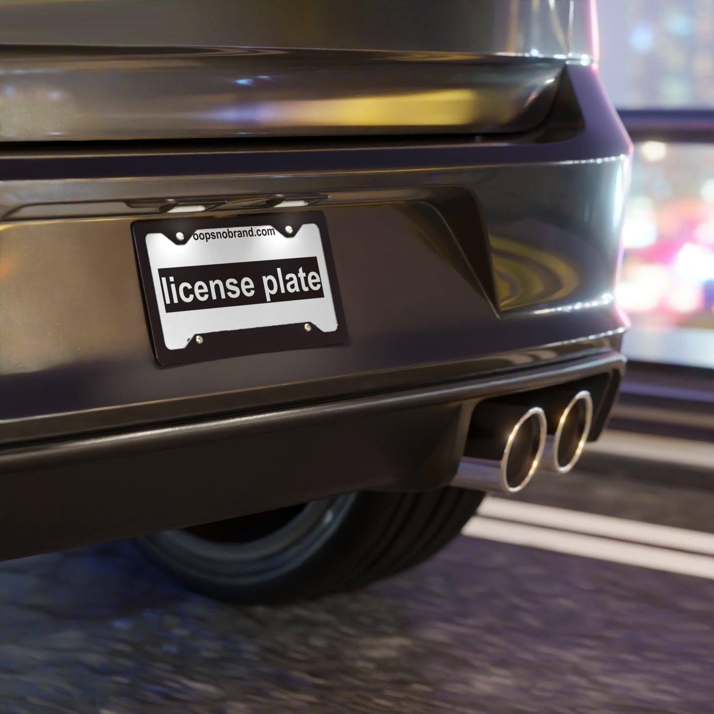 license plate