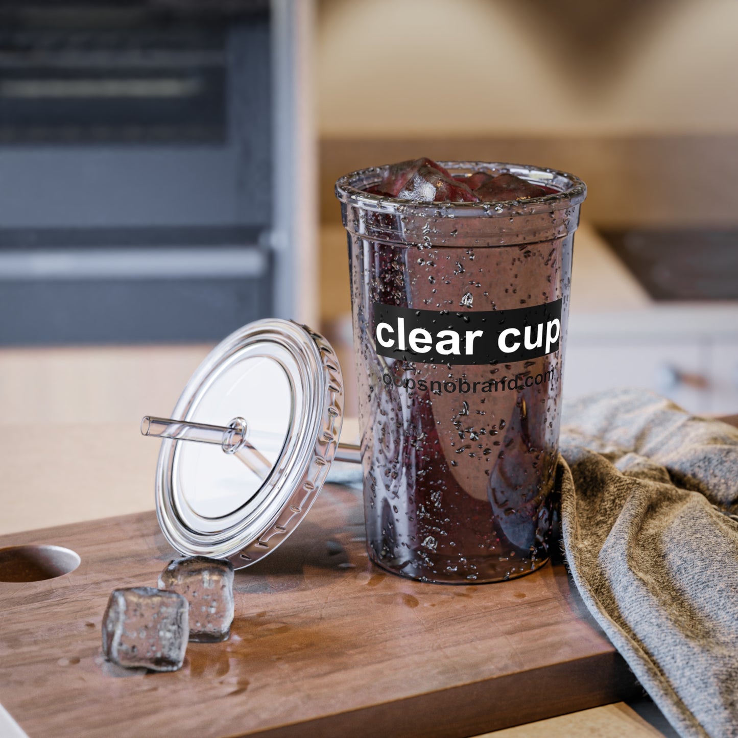 clear cup