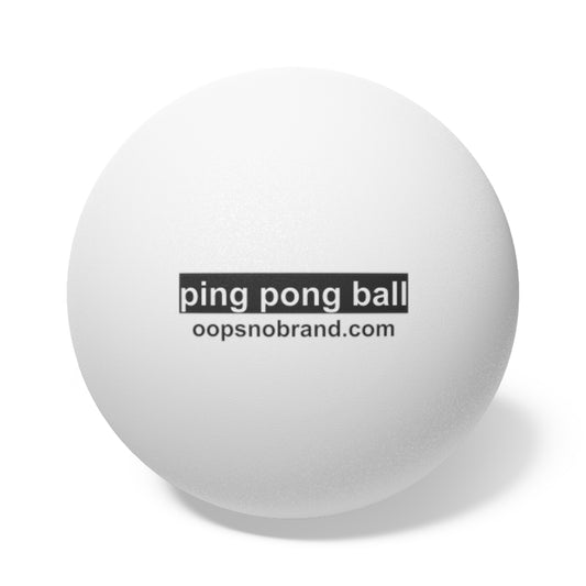 ping pong balls