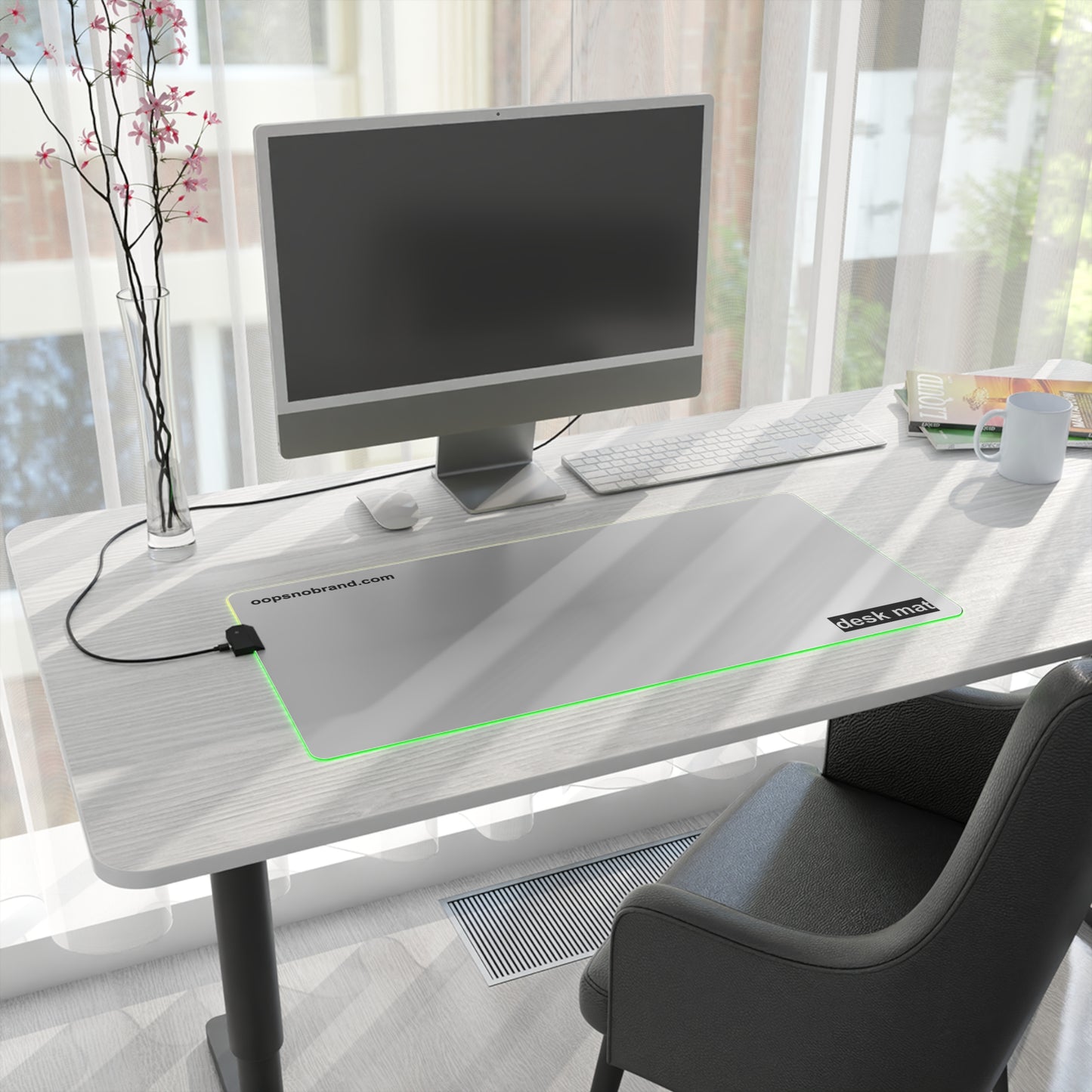 LED desk mat