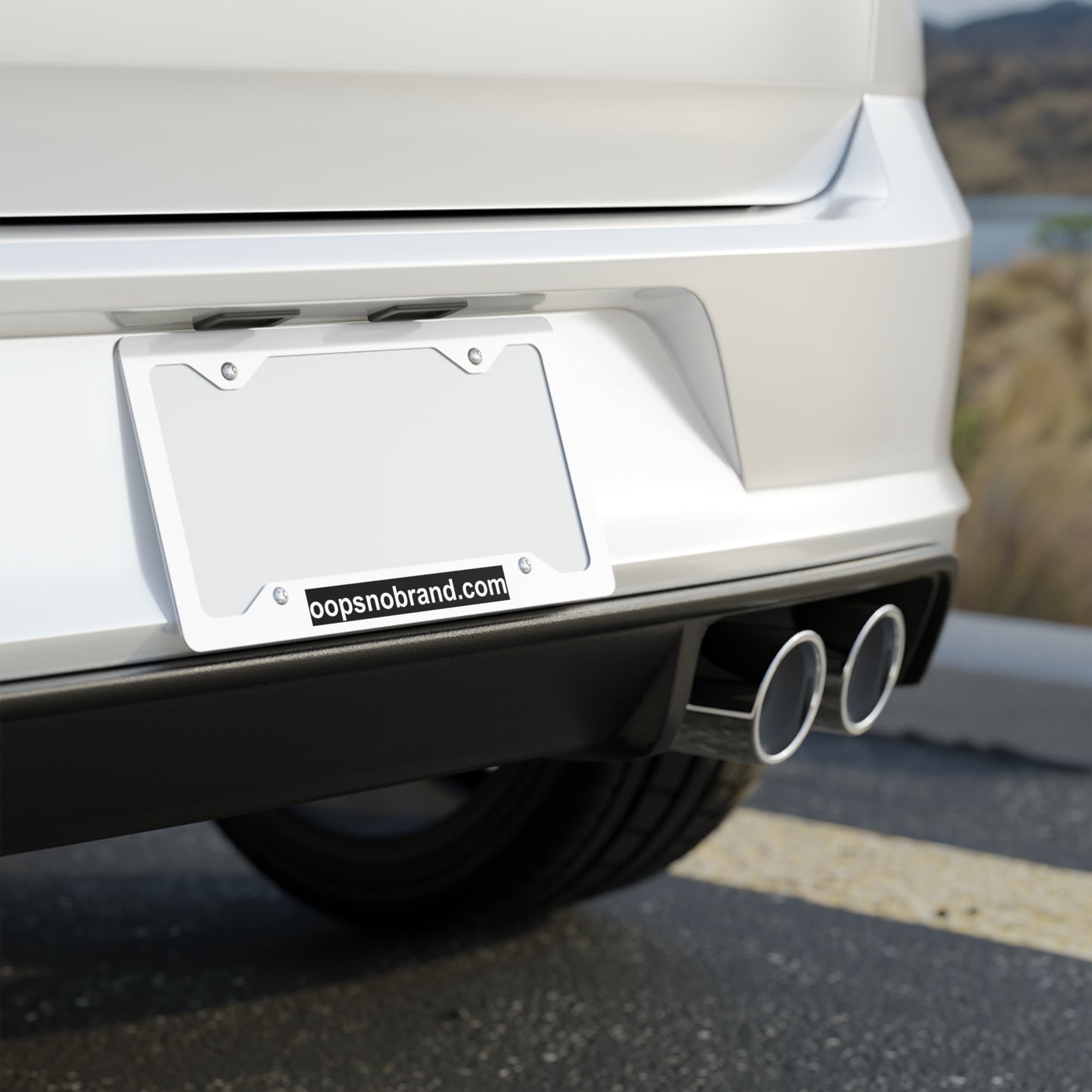 license plate frame