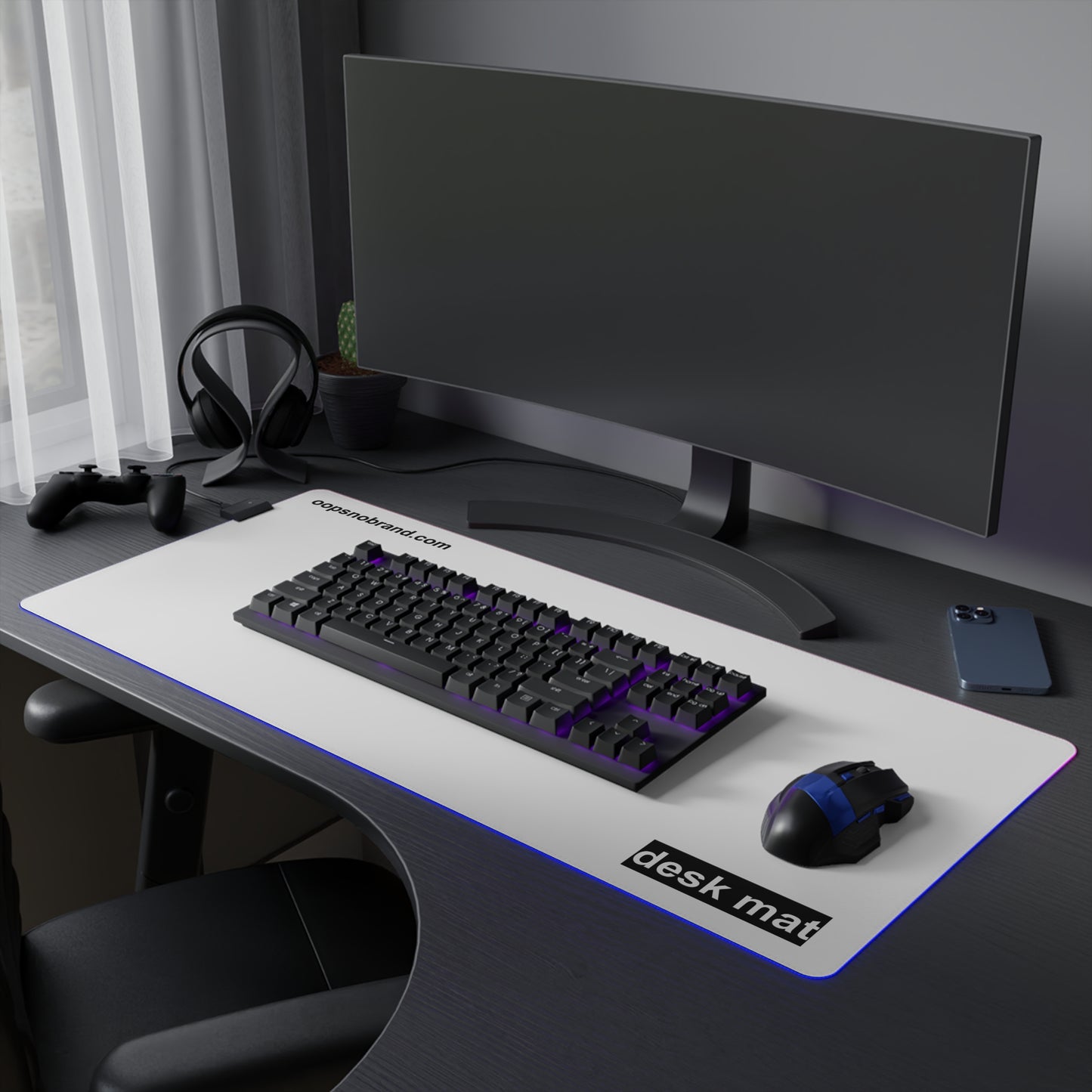 LED desk mat