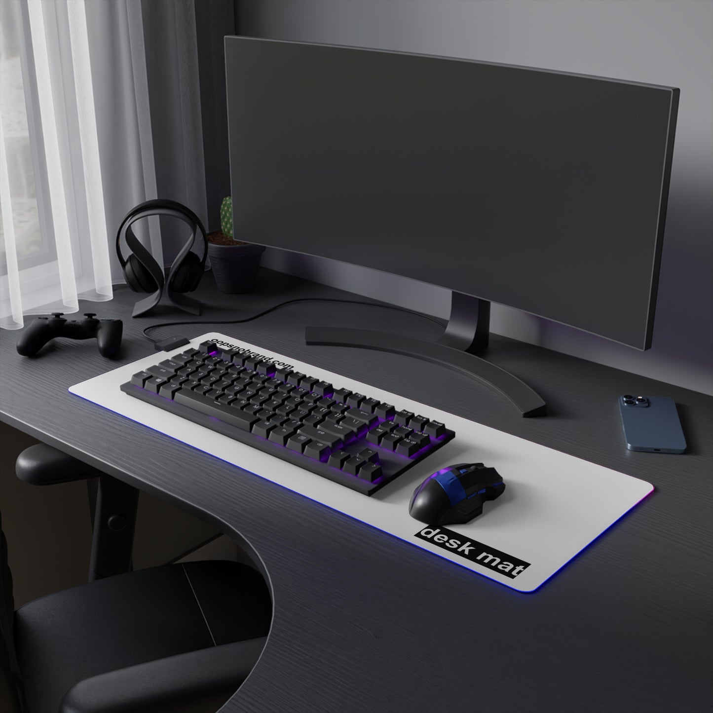 LED desk mat