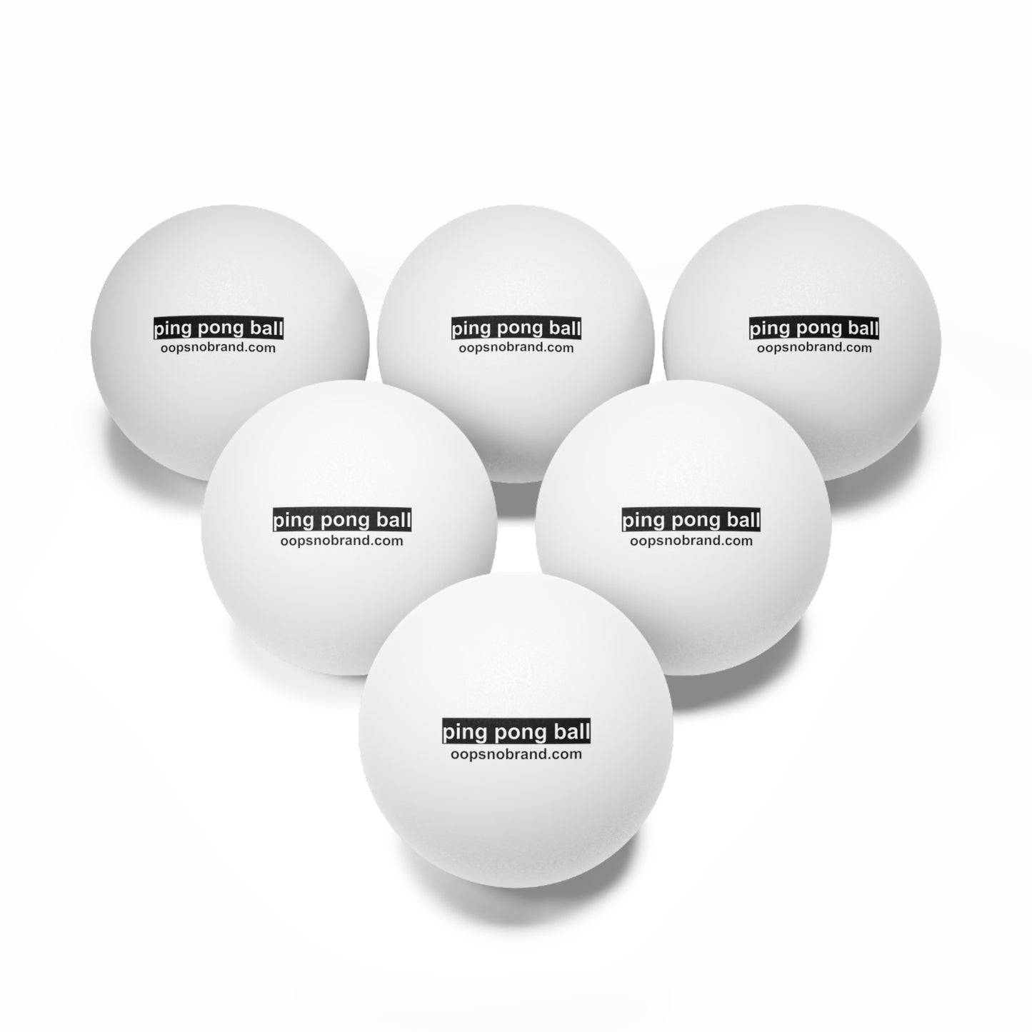 ping pong balls