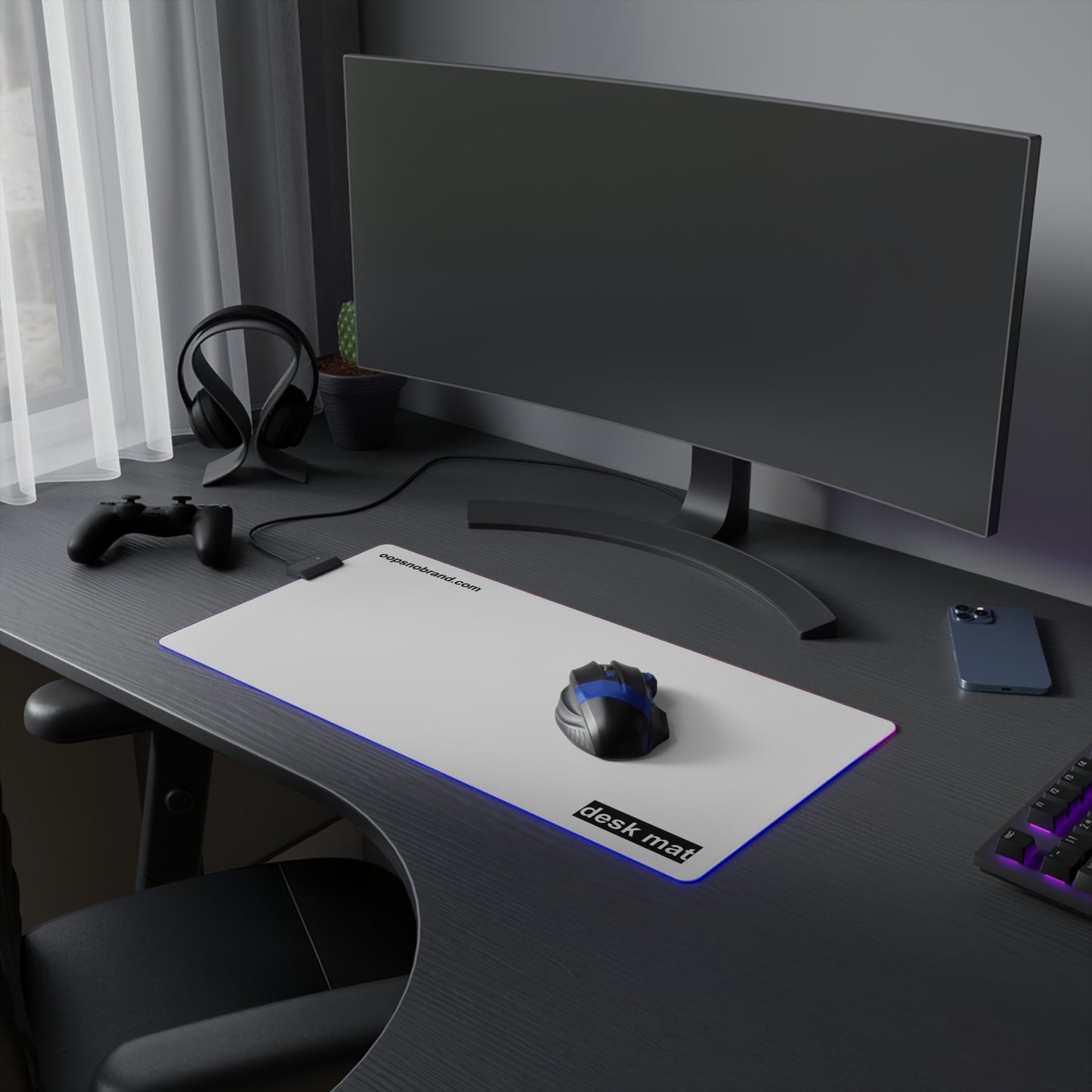 LED desk mat
