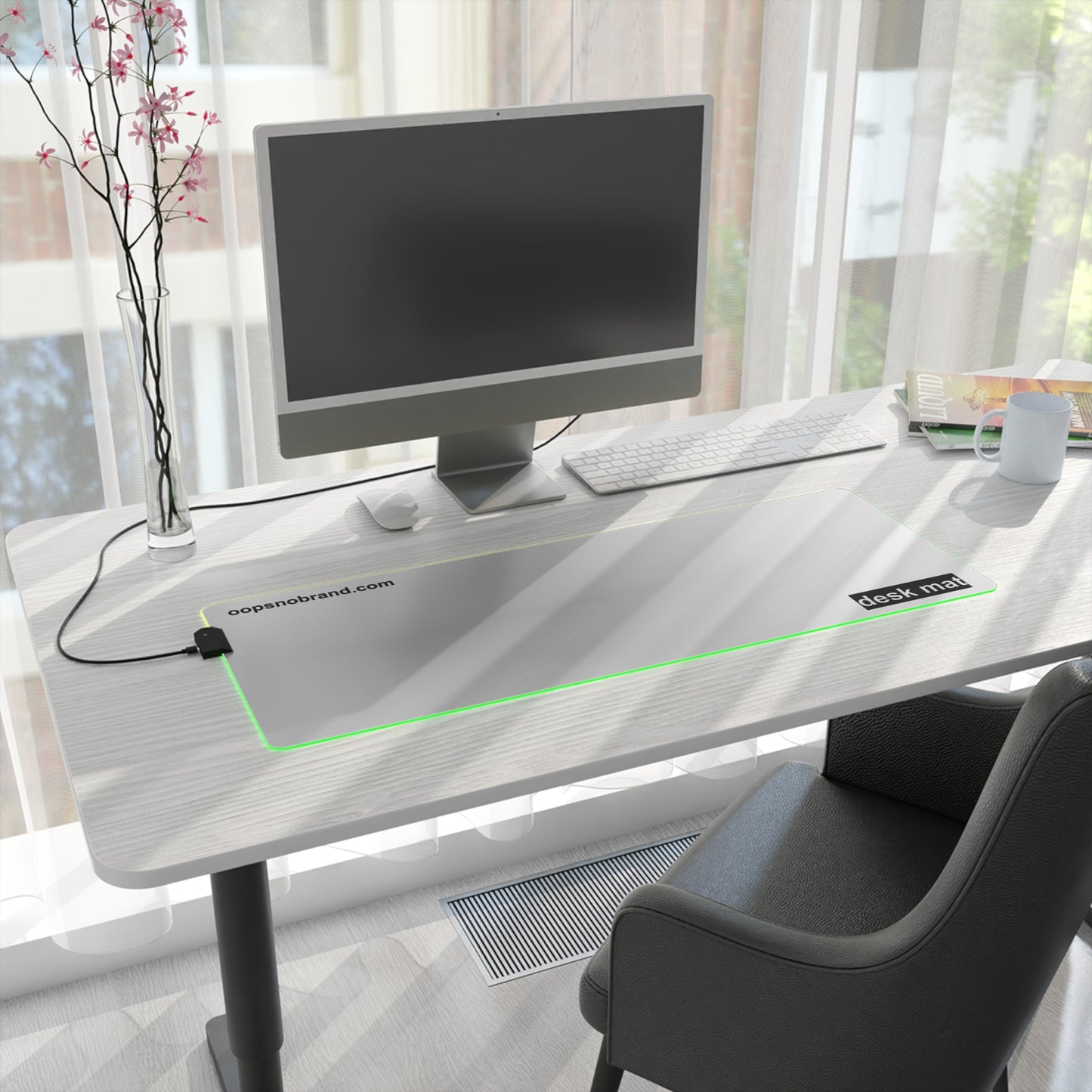 LED desk mat