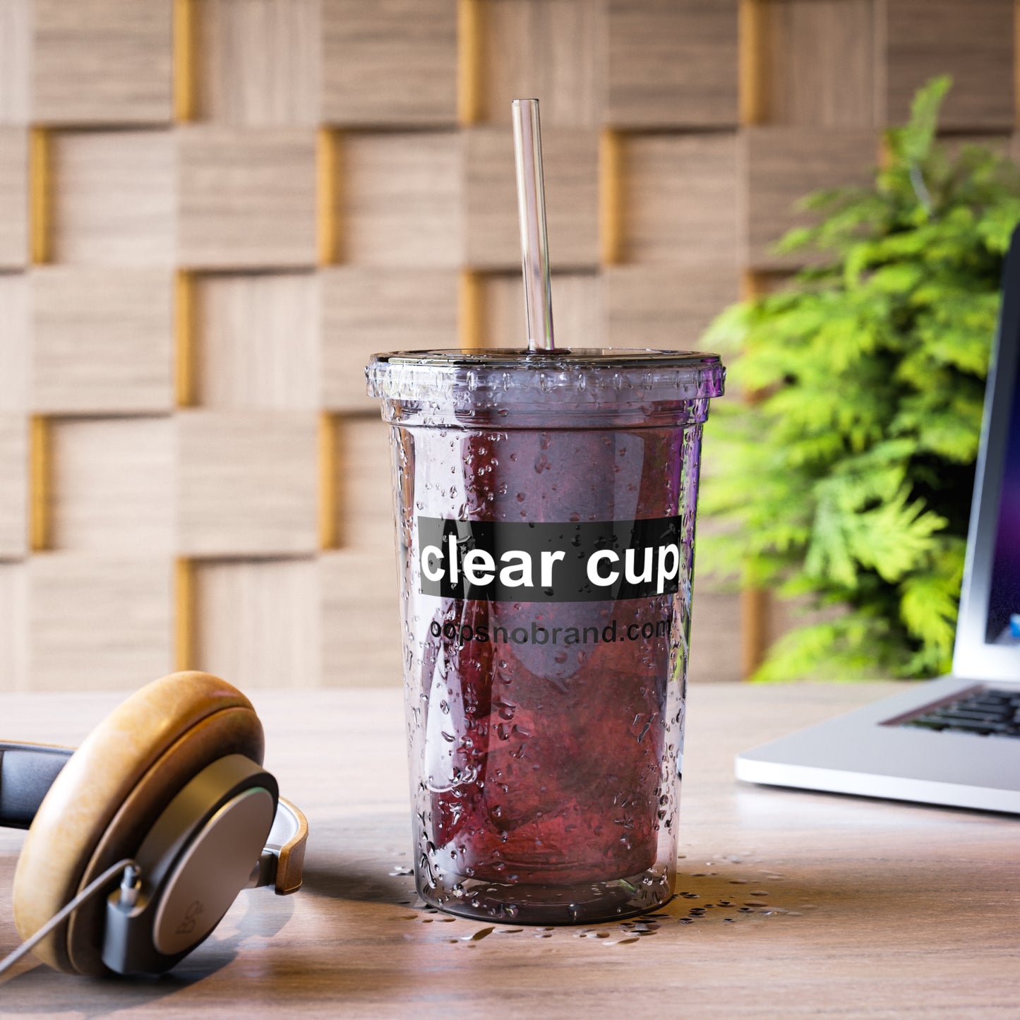 clear cup